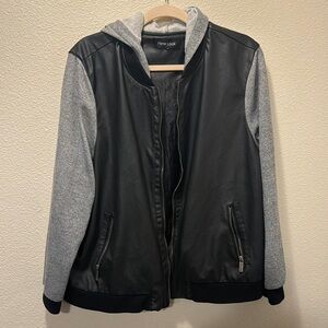 New Look Black and Gray Women's Jacket